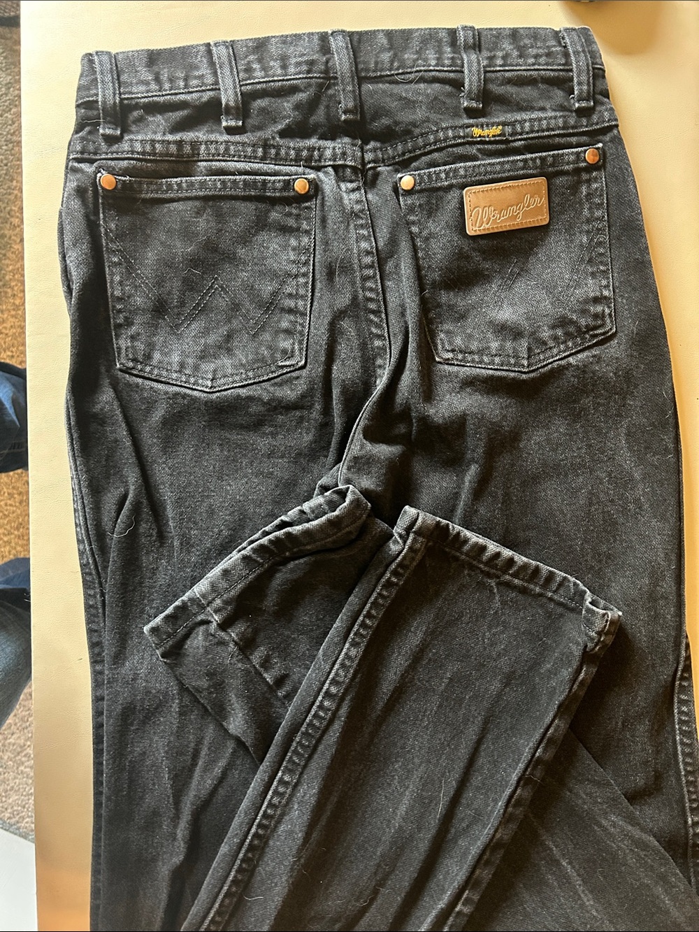 Wrangler Black Slim Straight Men's Jeans